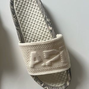 APL white sandals